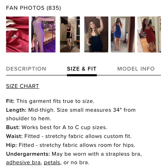 New, worn once - Lulu’s Forever Your Gurl Rust Red Bodycon Dress - medium - Picture 5 of 6